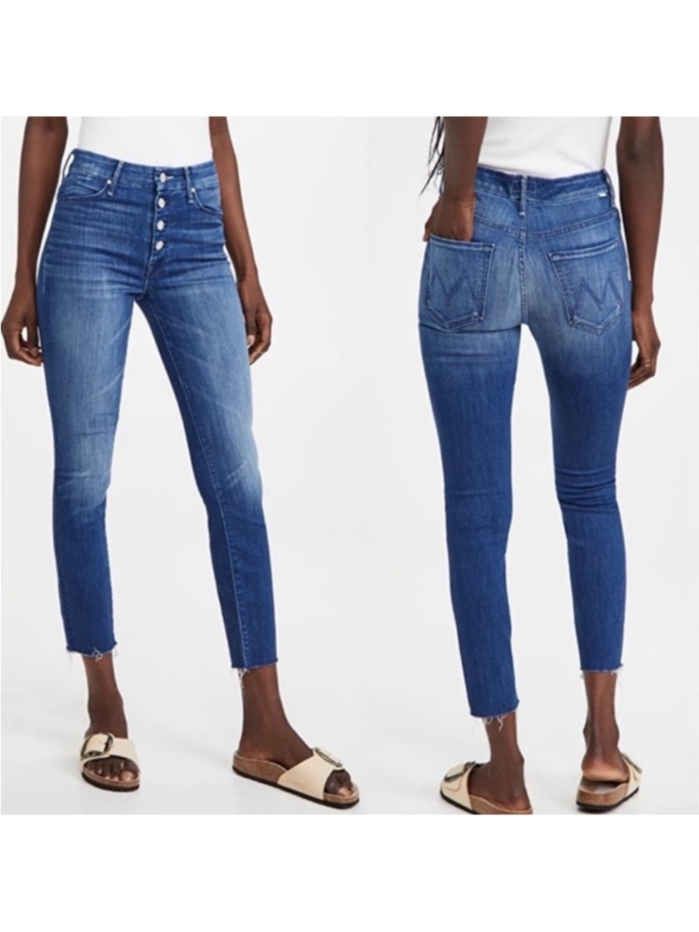 MOTHER-Pixie Ankle Fray